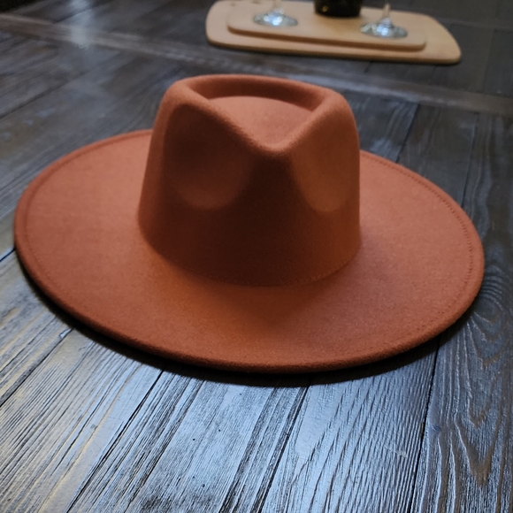 NWOT Solid Regular Brim Fedora with Adjustable Sizing - Picture 4 of 11